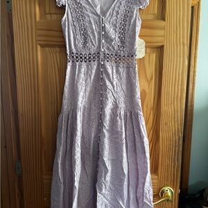 Lavender Lace Dress